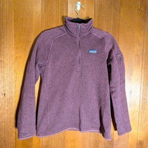 Patagonia Better Sweater Jacket Women Medium 1/4 Zip Pullover